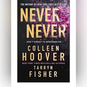 Never Never by Colleen Hoover and Tarryn Fisher, pocketbook size